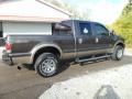 2005 Dark Stone Metallic Ford F250 Super Duty Lariat Crew Cab 4x4  photo #6