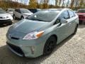 2013 Sea Glass Pearl Toyota Prius Three Hybrid  photo #7