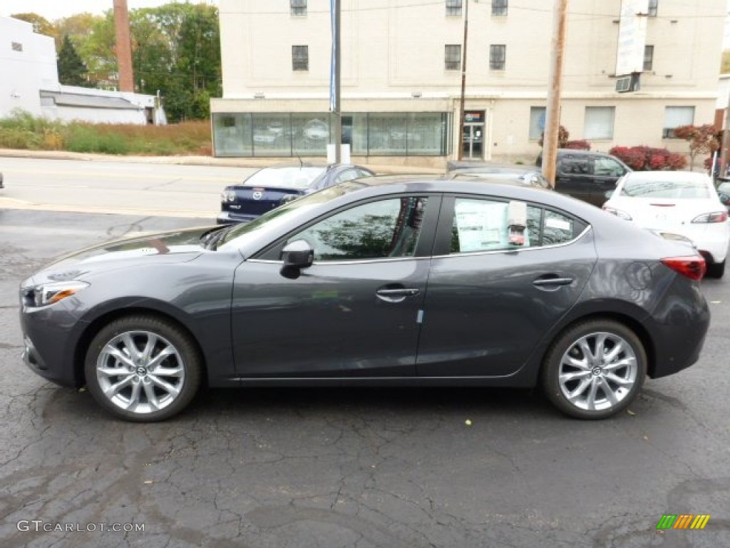 Meteor Gray Mica 2014 Mazda MAZDA3 s Grand Touring 4 Door Exterior Photo #87469292