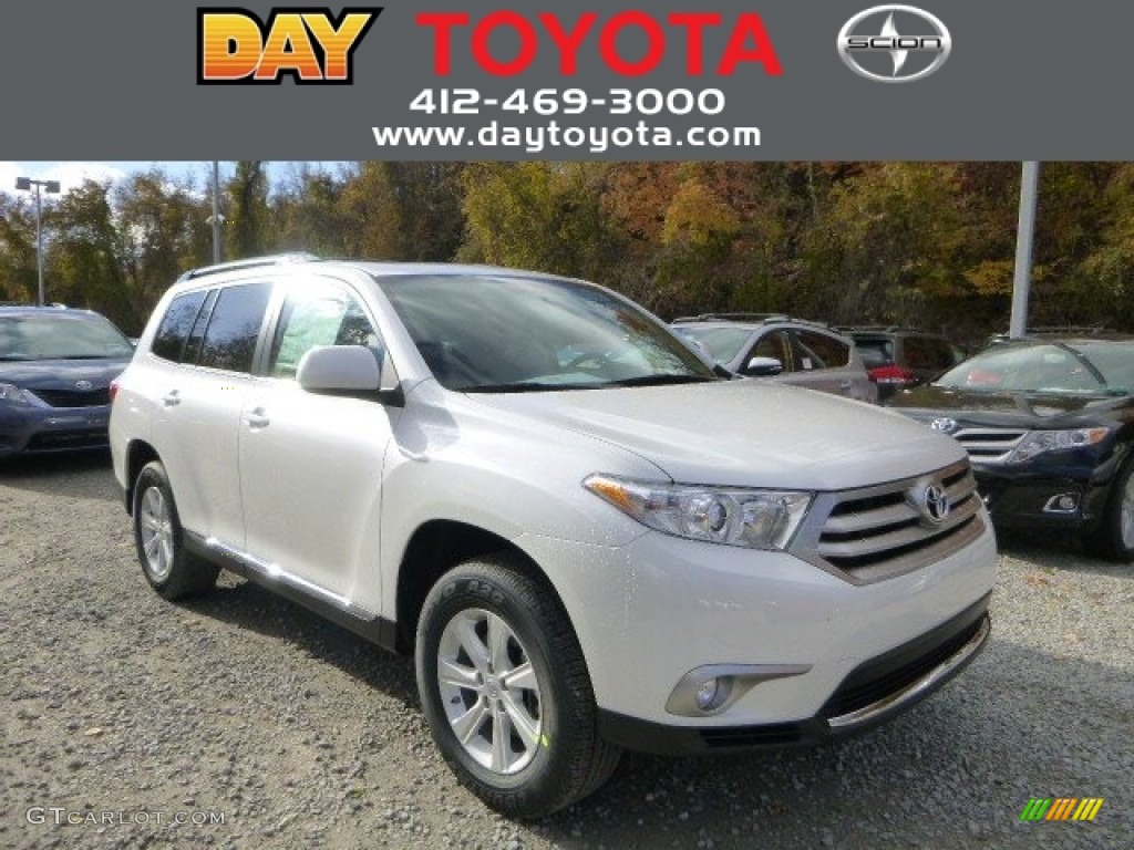2013 Highlander SE 4WD - Blizzard White Pearl / Black photo #1