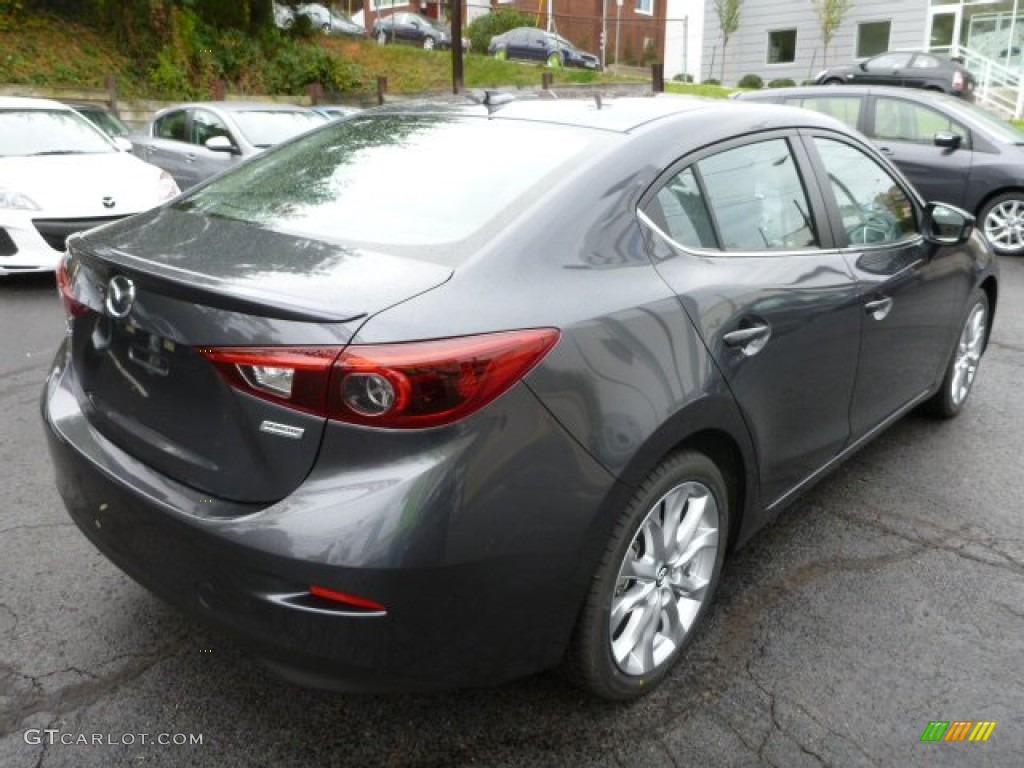 2014 MAZDA3 s Grand Touring 4 Door - Meteor Gray Mica / Black photo #5