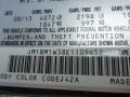 42A: Meteor Gray Mica 2014 Mazda MAZDA3 s Grand Touring 4 Door Color Code