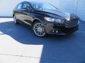 2014 Tuxedo Black Ford Fusion SE EcoBoost  photo #2