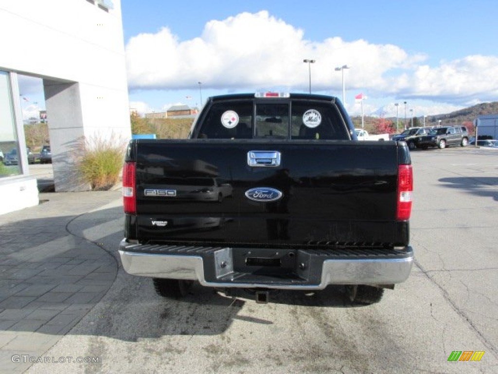 2004 F150 XLT SuperCrew 4x4 - Black / Tan photo #8
