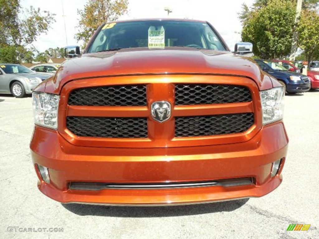 2013 1500 Express Crew Cab - Copperhead Pearl / Black/Diesel Gray photo #13