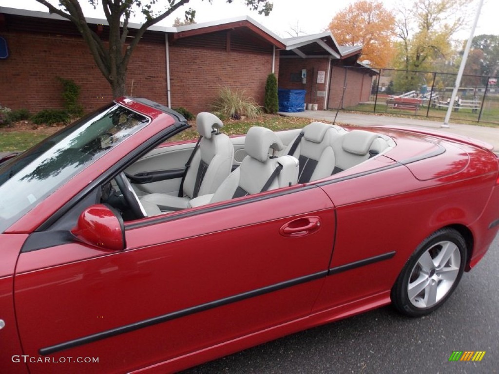 2006 9-3 Aero Convertible - Chili Red Metallic / Parchment photo #26