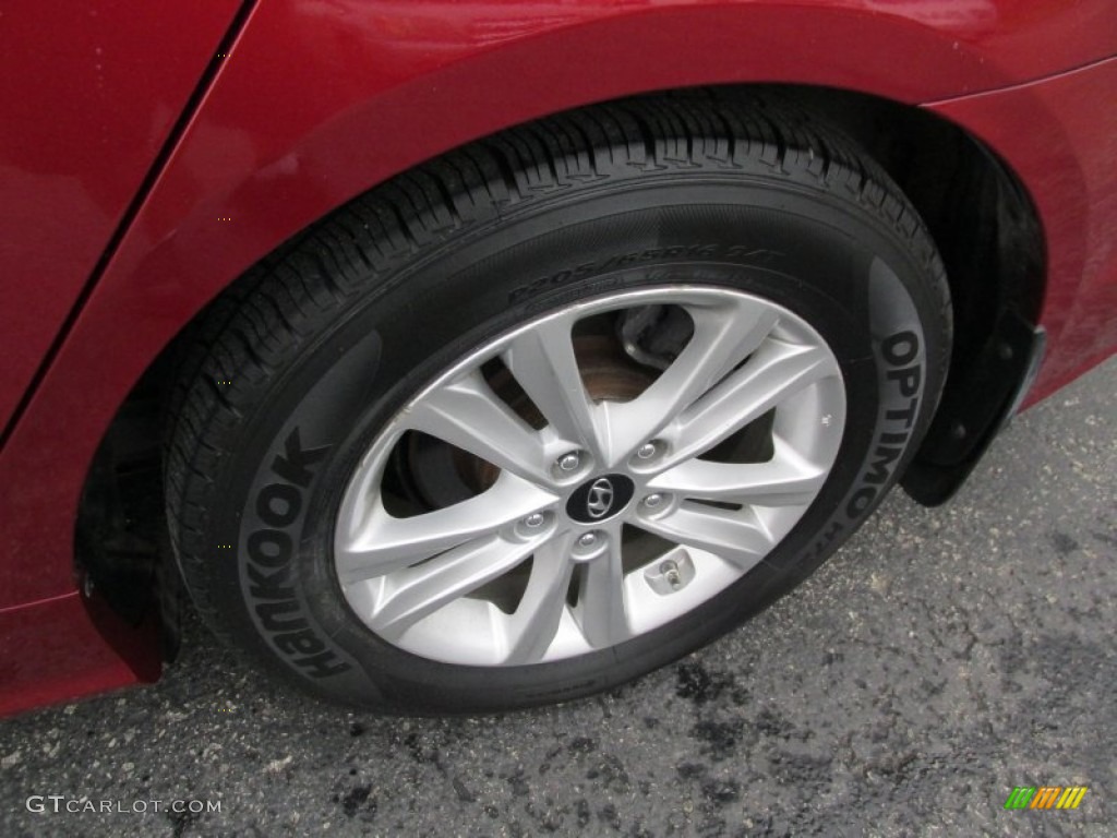 2011 Sonata GLS - Venetian Red / Camel photo #3