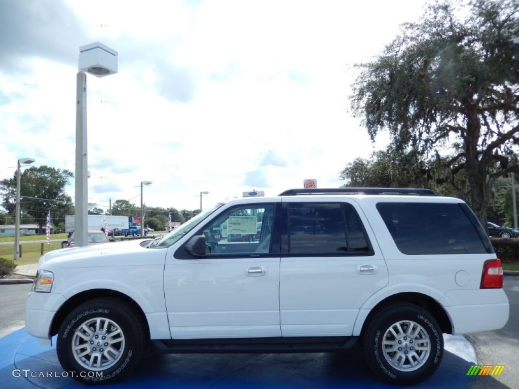 2014 Expedition XLT - Oxford White / Stone photo #2