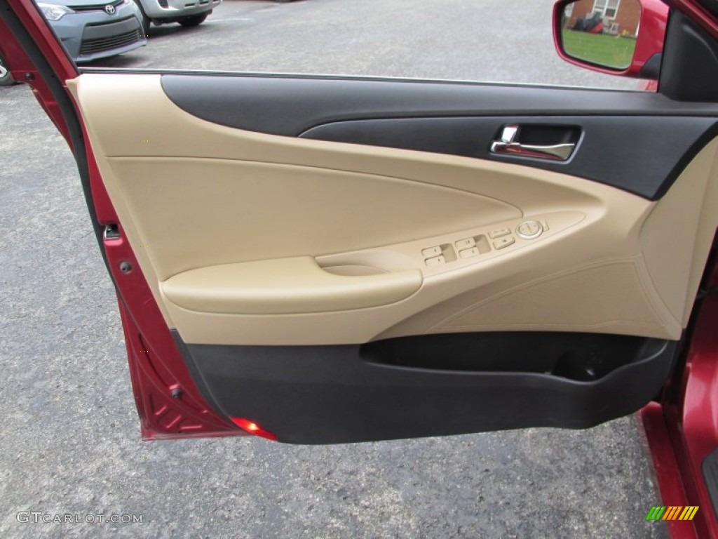 2011 Sonata GLS - Venetian Red / Camel photo #10