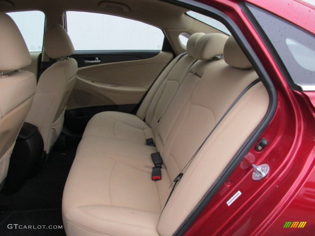2011 Sonata GLS - Venetian Red / Camel photo #12