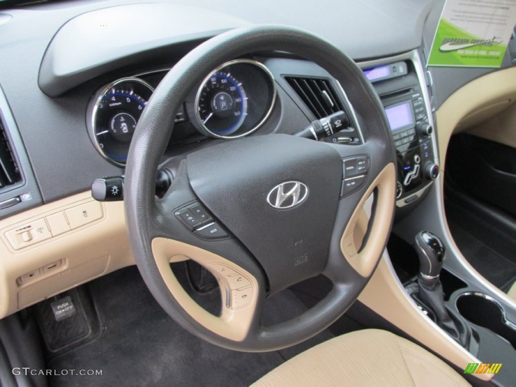 2011 Sonata GLS - Venetian Red / Camel photo #13