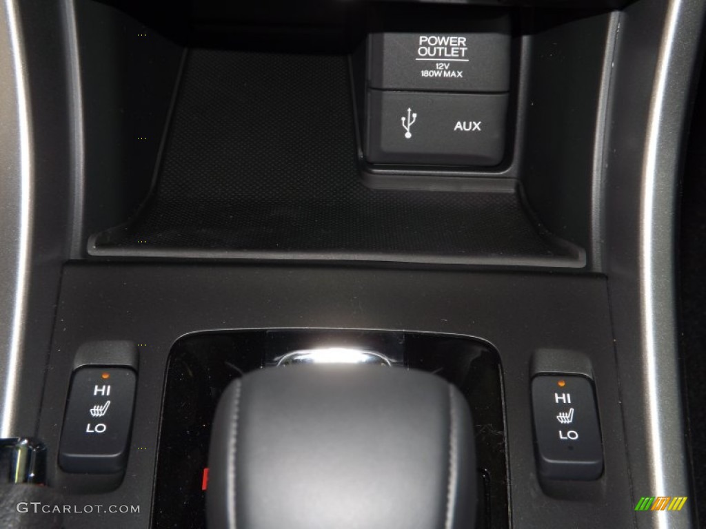 2014 Accord EX-L V6 Sedan - Crystal Black Pearl / Black photo #24