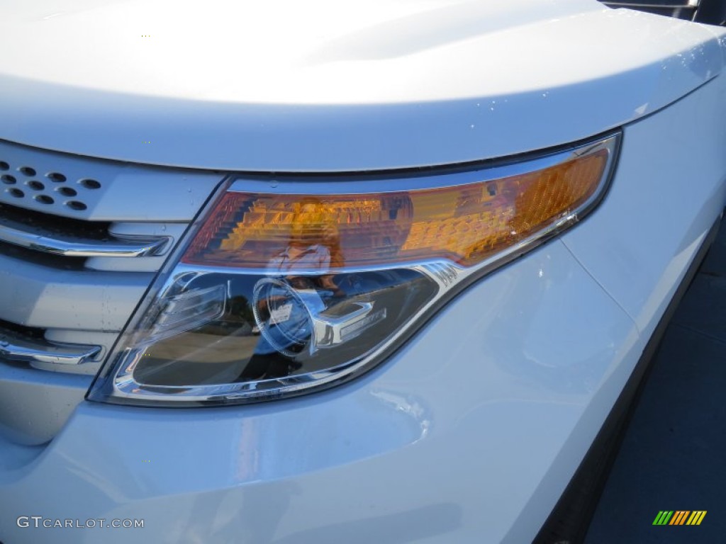 2014 Explorer XLT 4WD - White Platinum / Charcoal Black photo #9