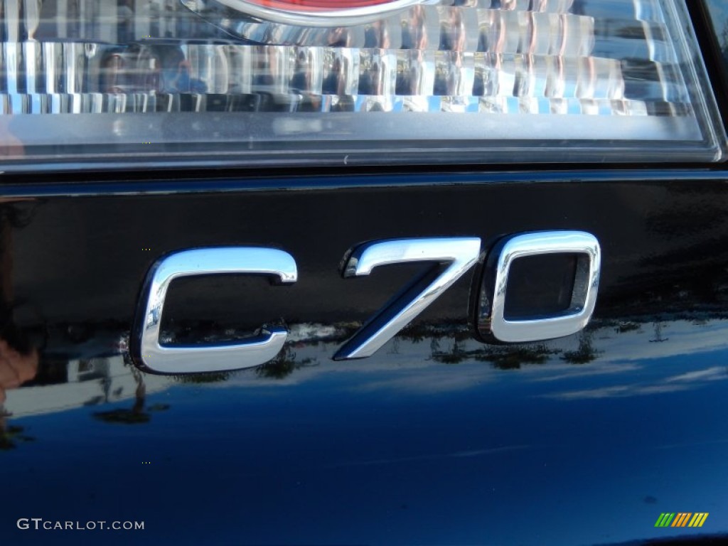 2007 C70 T5 Convertible - Solid Black / Off-Black photo #10