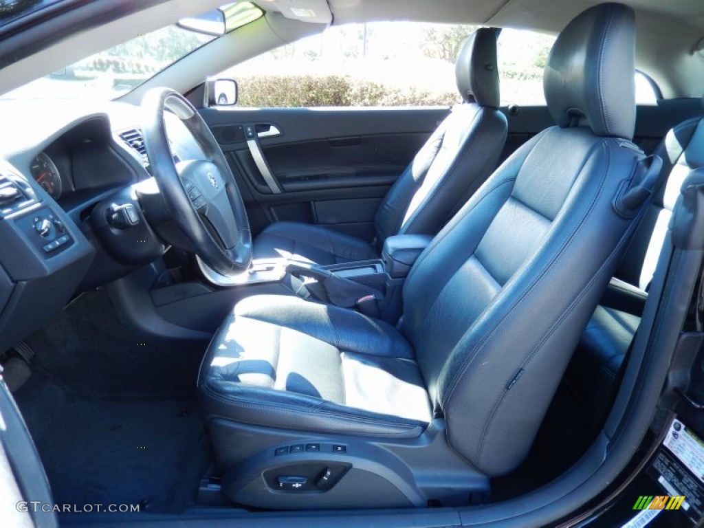 2007 C70 T5 Convertible - Solid Black / Off-Black photo #14