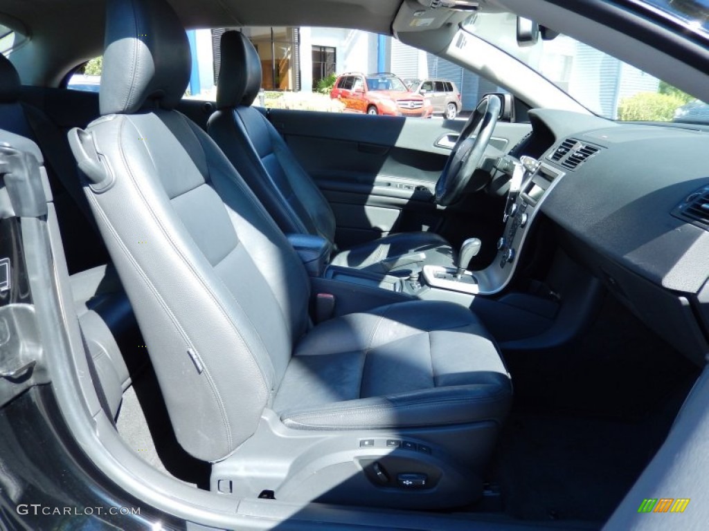 2007 C70 T5 Convertible - Solid Black / Off-Black photo #18