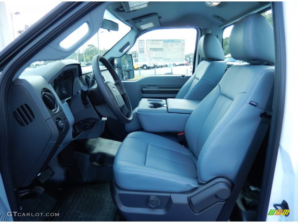 Steel Interior 2014 Ford F250 Super Duty XL Regular Cab Photo #87472973