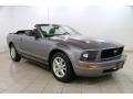 2007 Tungsten Grey Metallic Ford Mustang V6 Deluxe Convertible  photo #2