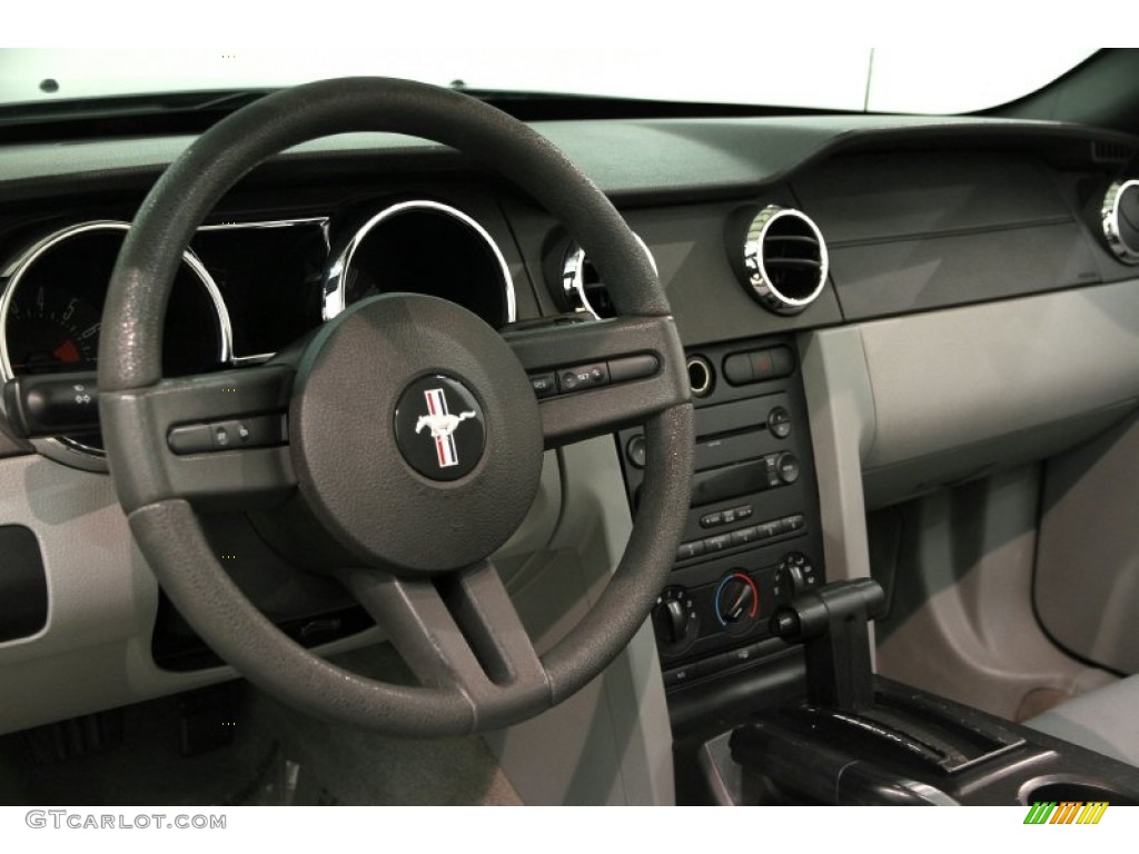 2007 Mustang V6 Deluxe Convertible - Tungsten Grey Metallic / Light Graphite photo #9