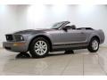 2007 Tungsten Grey Metallic Ford Mustang V6 Deluxe Convertible  photo #25