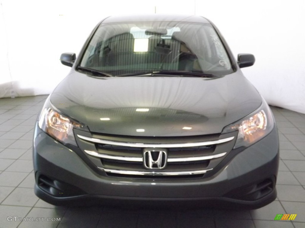 2013 CR-V LX - Polished Metal Metallic / Gray photo #2