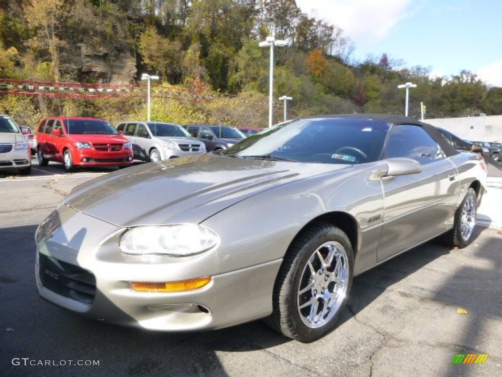 2001 Camaro Z28 Convertible - Light Pewter Metallic / Ebony photo #1