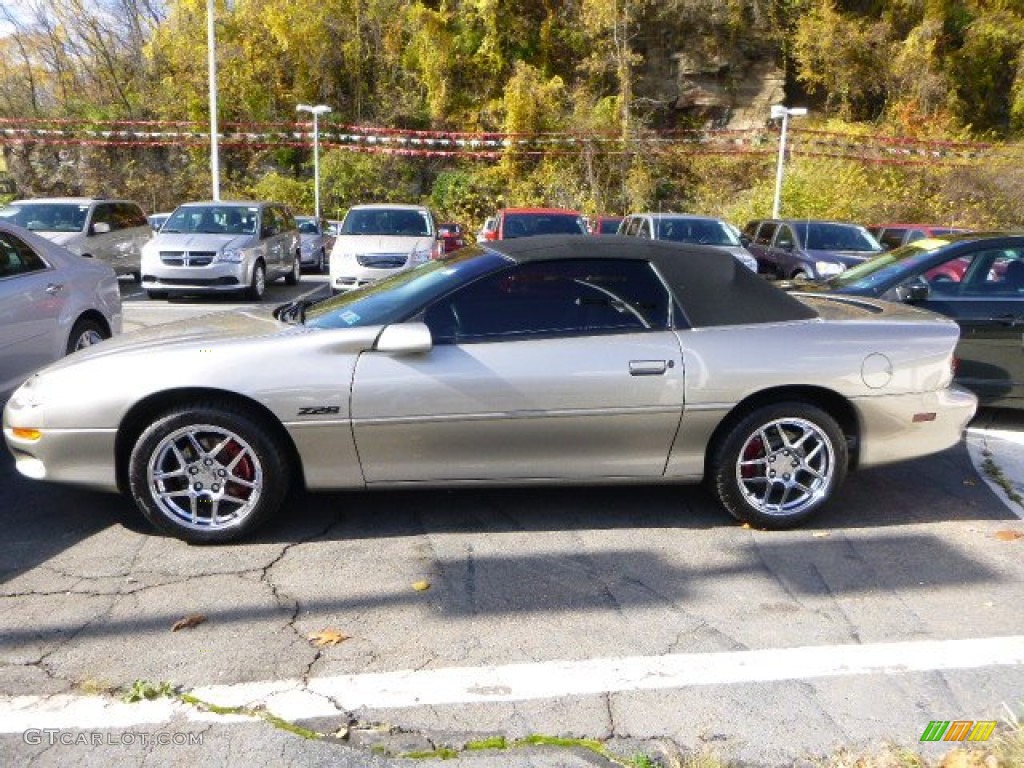 2001 Camaro Z28 Convertible - Light Pewter Metallic / Ebony photo #2
