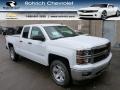2014 Summit White Chevrolet Silverado 1500 LTZ Z71 Double Cab 4x4  photo #1
