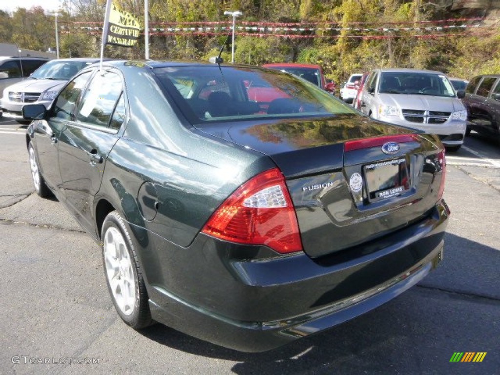 2010 Fusion SE - Atlantis Green Metallic / Charcoal Black photo #3