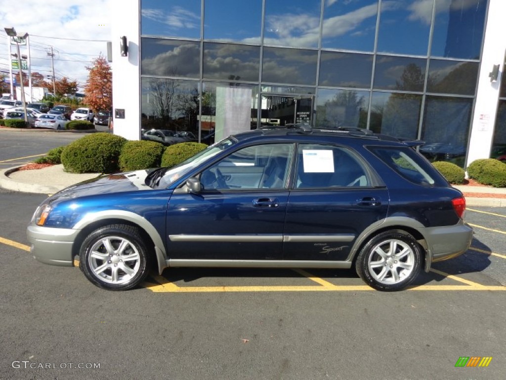 2005 Impreza Outback Sport Wagon - Regal Blue Pearl / Black photo #8