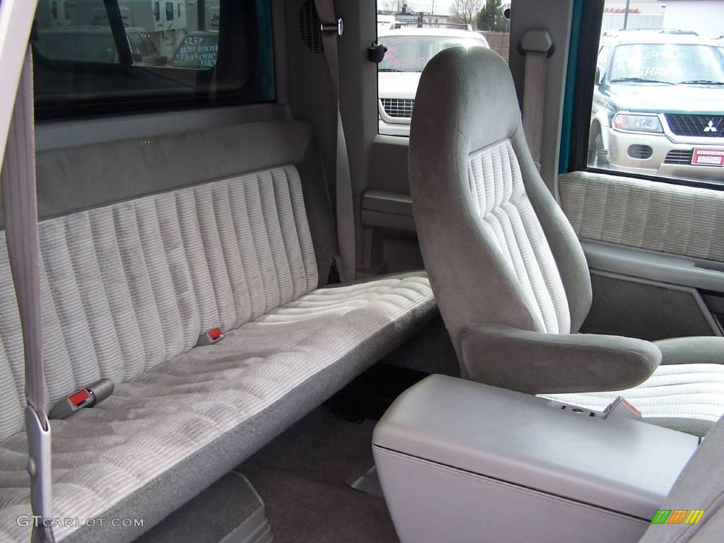 1994 Sierra 1500 SLE Extended Cab 4x4 - Bright Teal Metallic / Gray photo #12