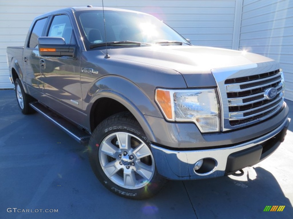 2013 F150 XLT SuperCrew 4x4 - Sterling Gray Metallic / Black photo #1