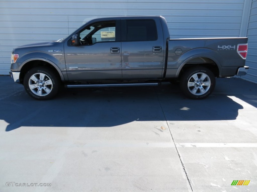 2013 F150 XLT SuperCrew 4x4 - Sterling Gray Metallic / Black photo #6