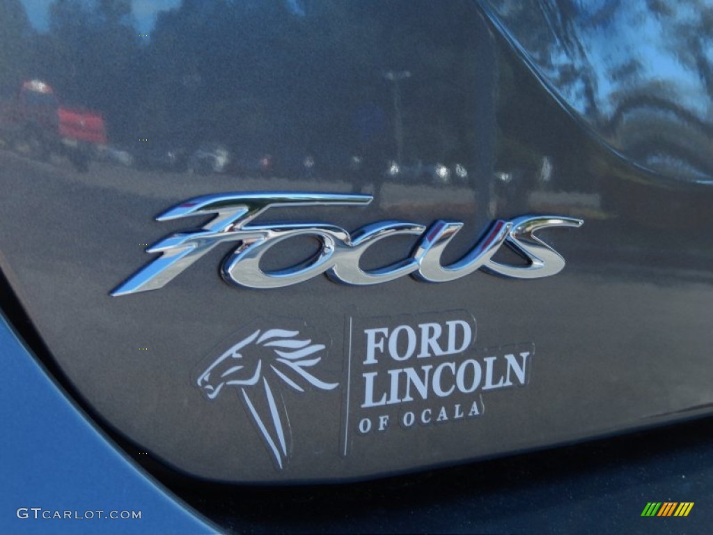 2014 Focus Titanium Sedan - Sterling Gray / Charcoal Black photo #4