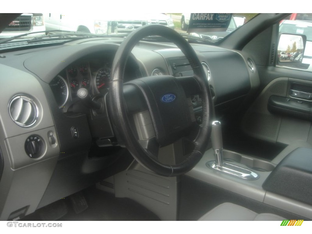 2005 F150 FX4 SuperCrew 4x4 - True Blue Metallic / Medium Flint/Dark Flint Grey photo #5