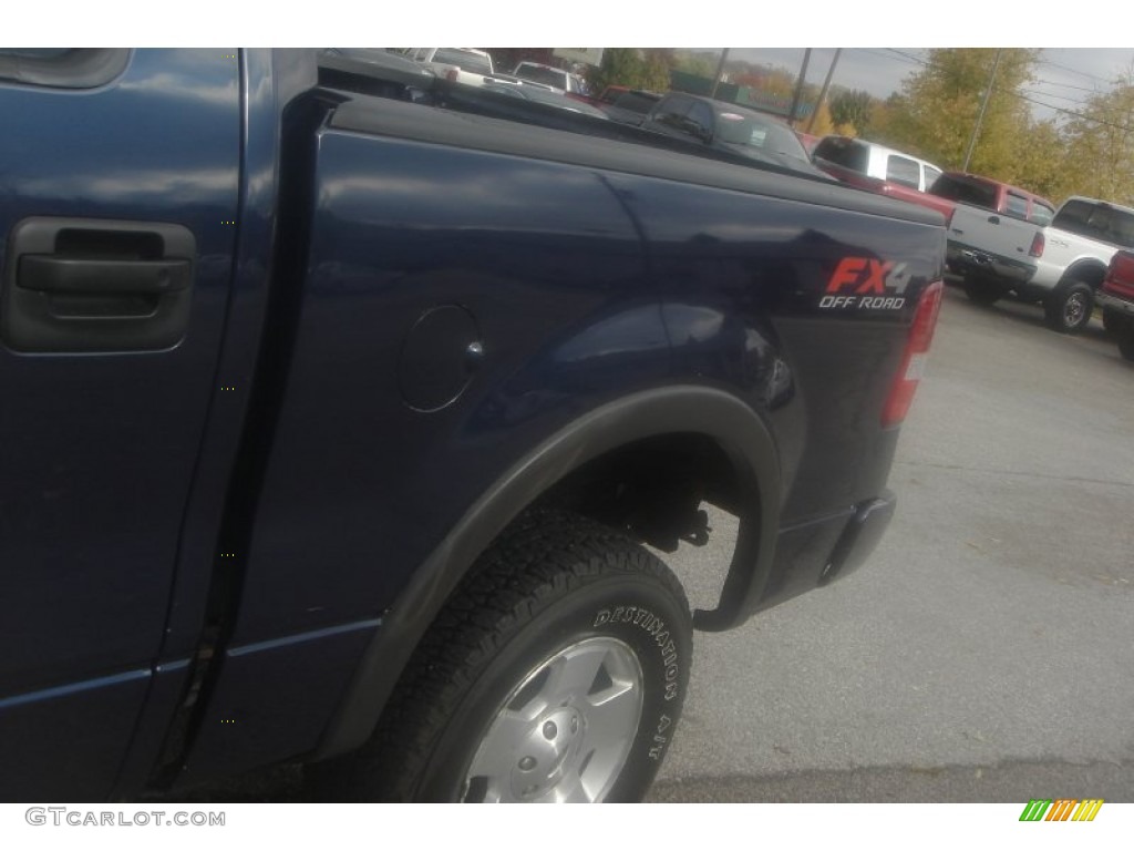 2005 F150 FX4 SuperCrew 4x4 - True Blue Metallic / Medium Flint/Dark Flint Grey photo #18