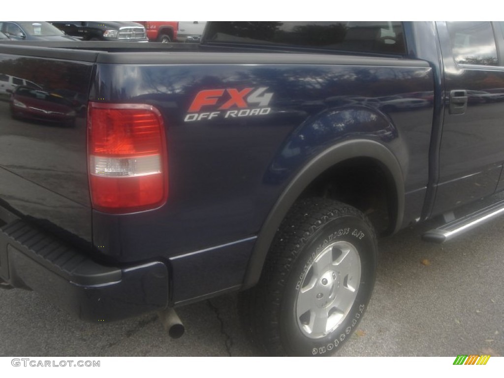 2005 F150 FX4 SuperCrew 4x4 - True Blue Metallic / Medium Flint/Dark Flint Grey photo #33