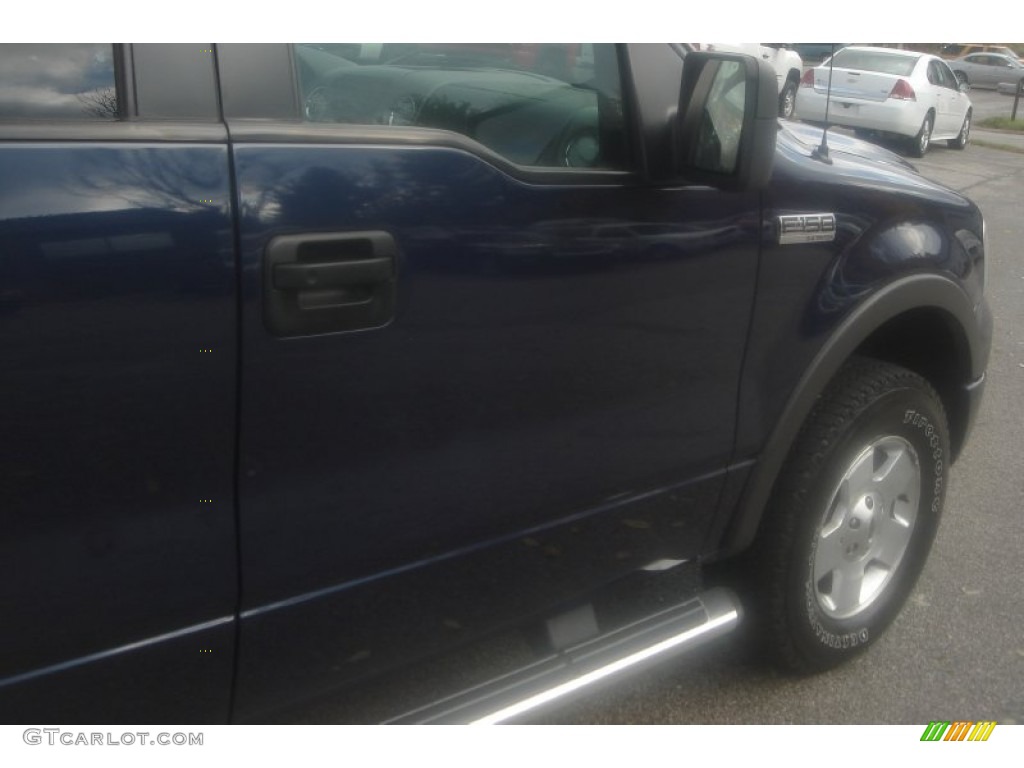 2005 F150 FX4 SuperCrew 4x4 - True Blue Metallic / Medium Flint/Dark Flint Grey photo #37