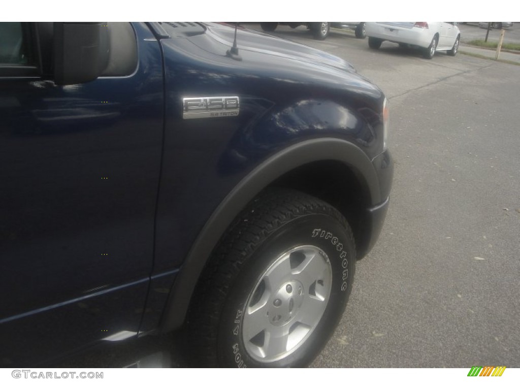 2005 F150 FX4 SuperCrew 4x4 - True Blue Metallic / Medium Flint/Dark Flint Grey photo #38