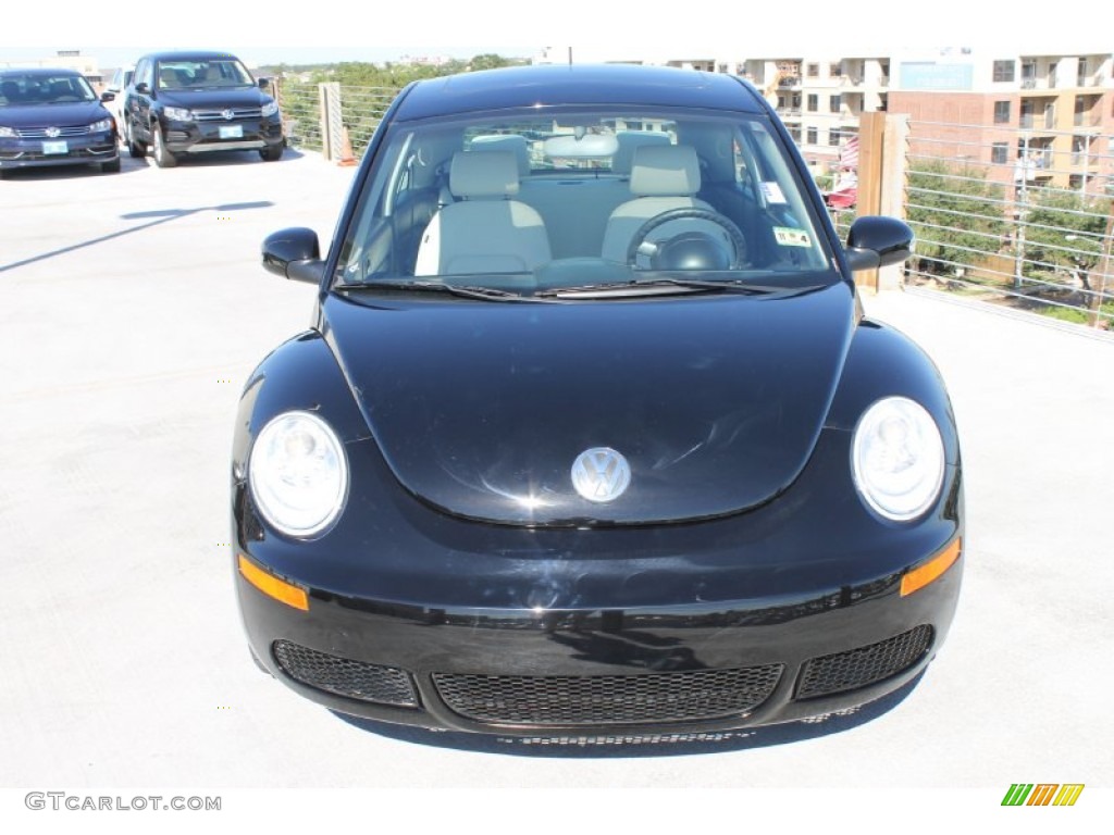 2010 New Beetle 2.5 Coupe - Black / Cream photo #2