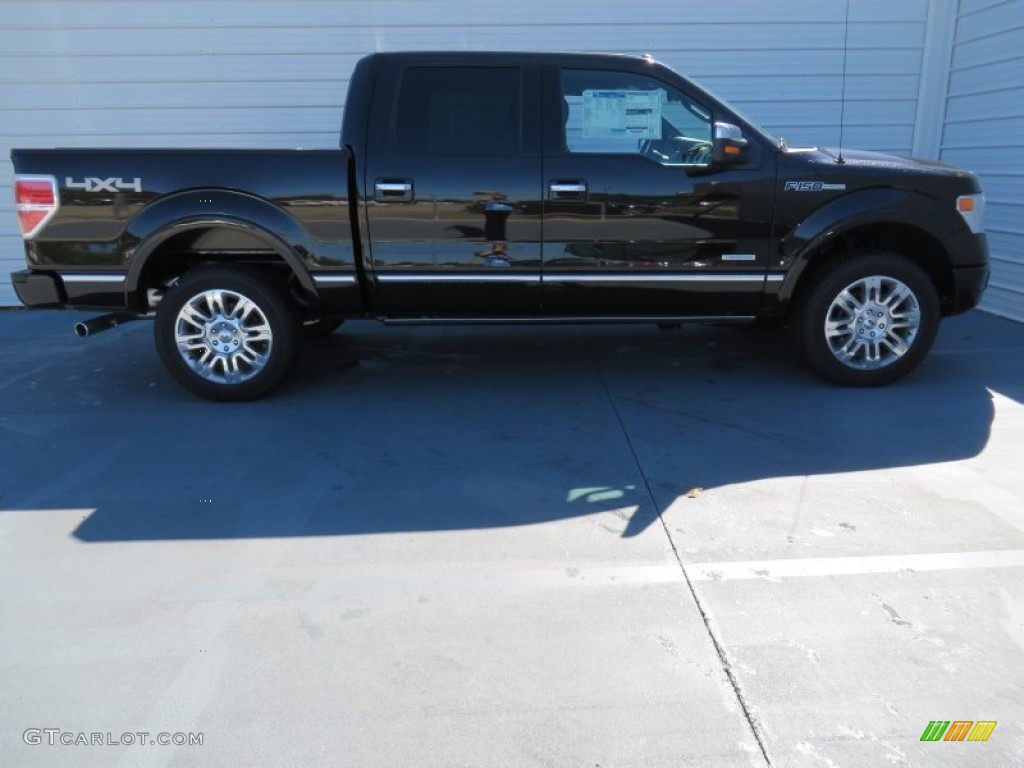 2013 F150 Platinum SuperCrew 4x4 - Kodiak Brown Metallic / Black photo #3