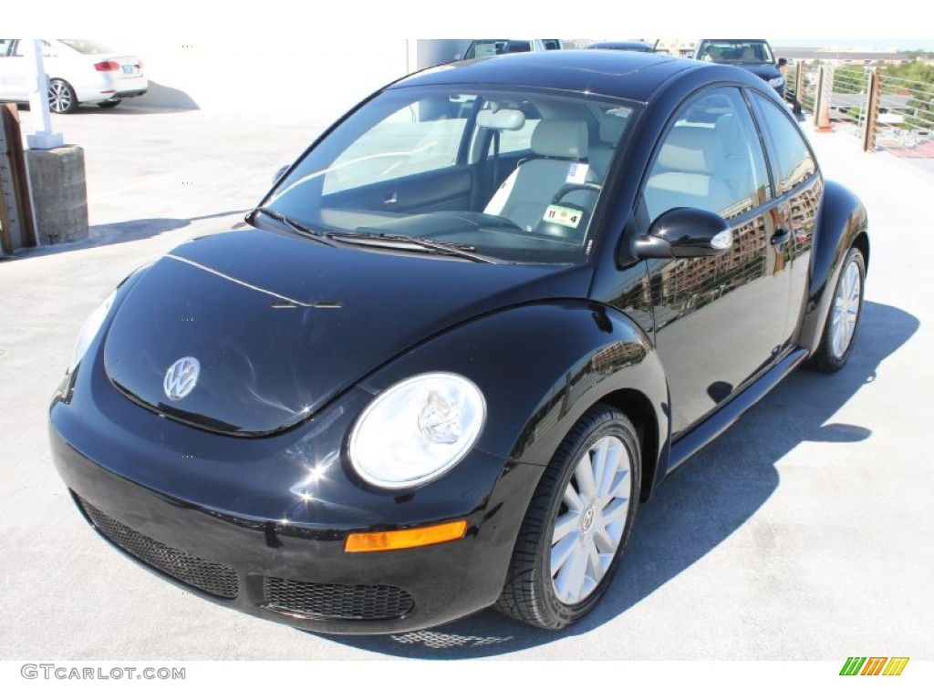 2010 New Beetle 2.5 Coupe - Black / Cream photo #3