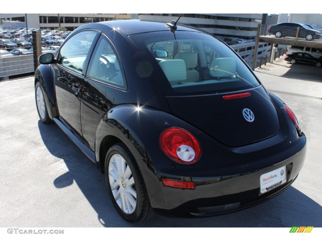 2010 New Beetle 2.5 Coupe - Black / Cream photo #7