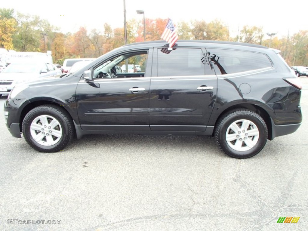 2013 Traverse LT AWD - Black Granite Metallic / Ebony photo #6