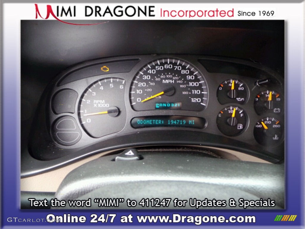 2003 Tahoe LT 4x4 - Redfire Metallic / Tan/Neutral photo #2