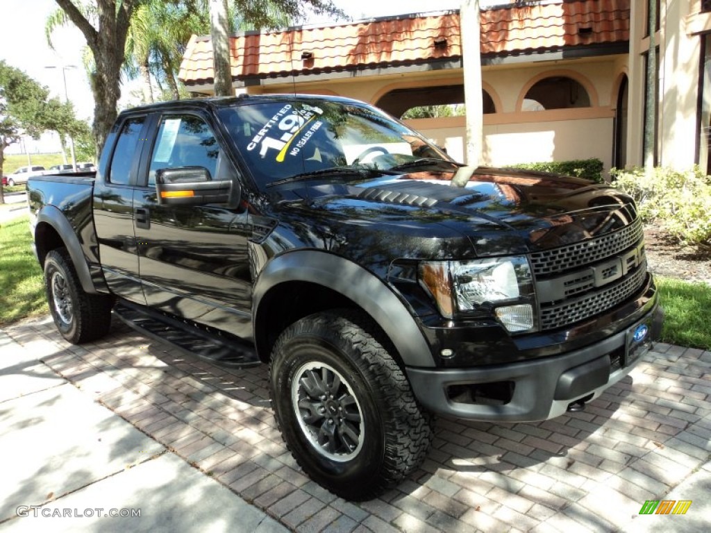 2010 F150 SVT Raptor SuperCab 4x4 - Tuxedo Black / Raptor Black photo #1