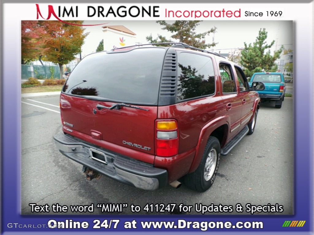 2003 Tahoe LT 4x4 - Redfire Metallic / Tan/Neutral photo #8