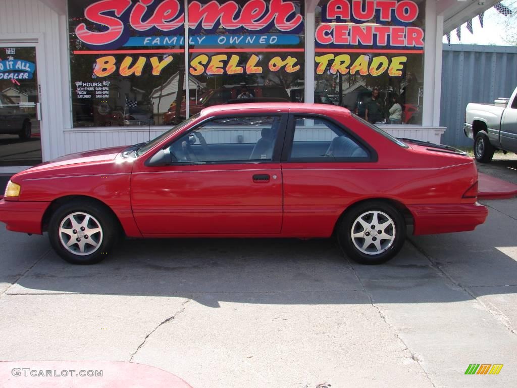 1994 Topaz GS Coupe - Ultra Red / Gray photo #1