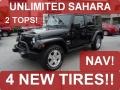 Black - Wrangler Unlimited Sahara 4x4 Photo No. 1