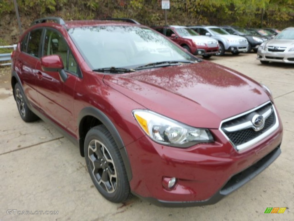 2014 XV Crosstrek 2.0i Premium - Venetian Red Pearl / Ivory photo #6